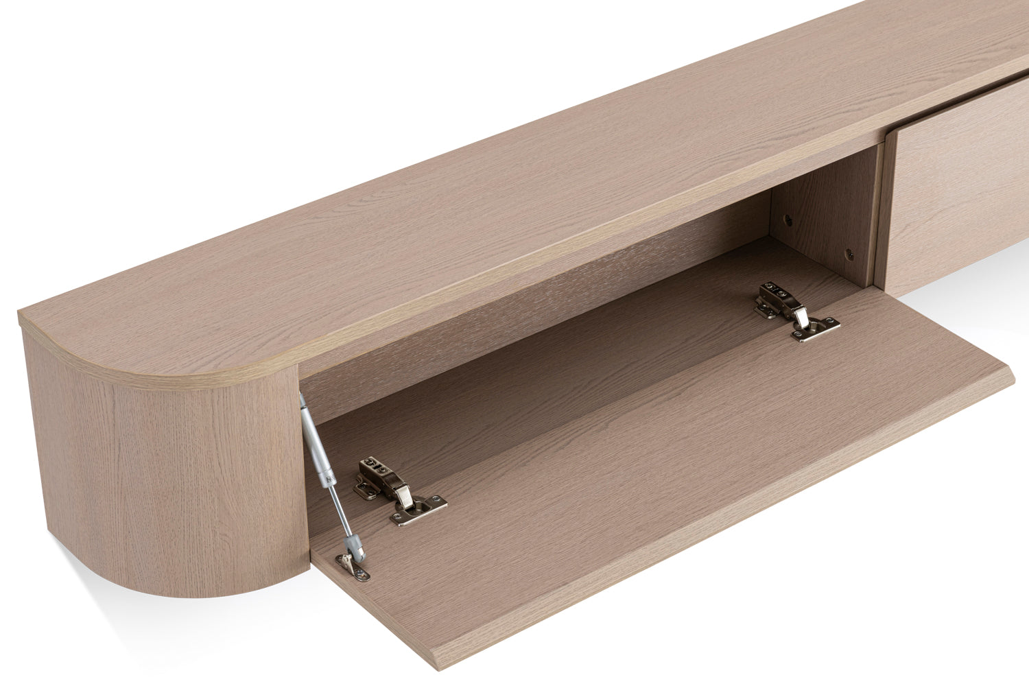 Szafka RTV w stylu Japandi