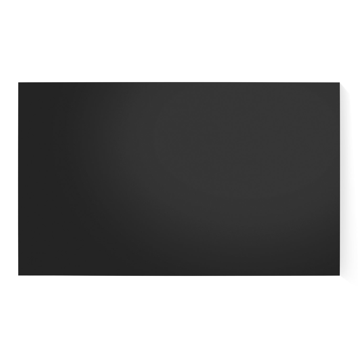 Panel dekoracyjny TV, matowa czerń, 200 × 122 cm, grubość 18 mm