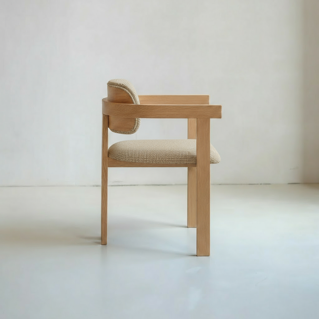 Drewniane krzesło do jadalni Kira