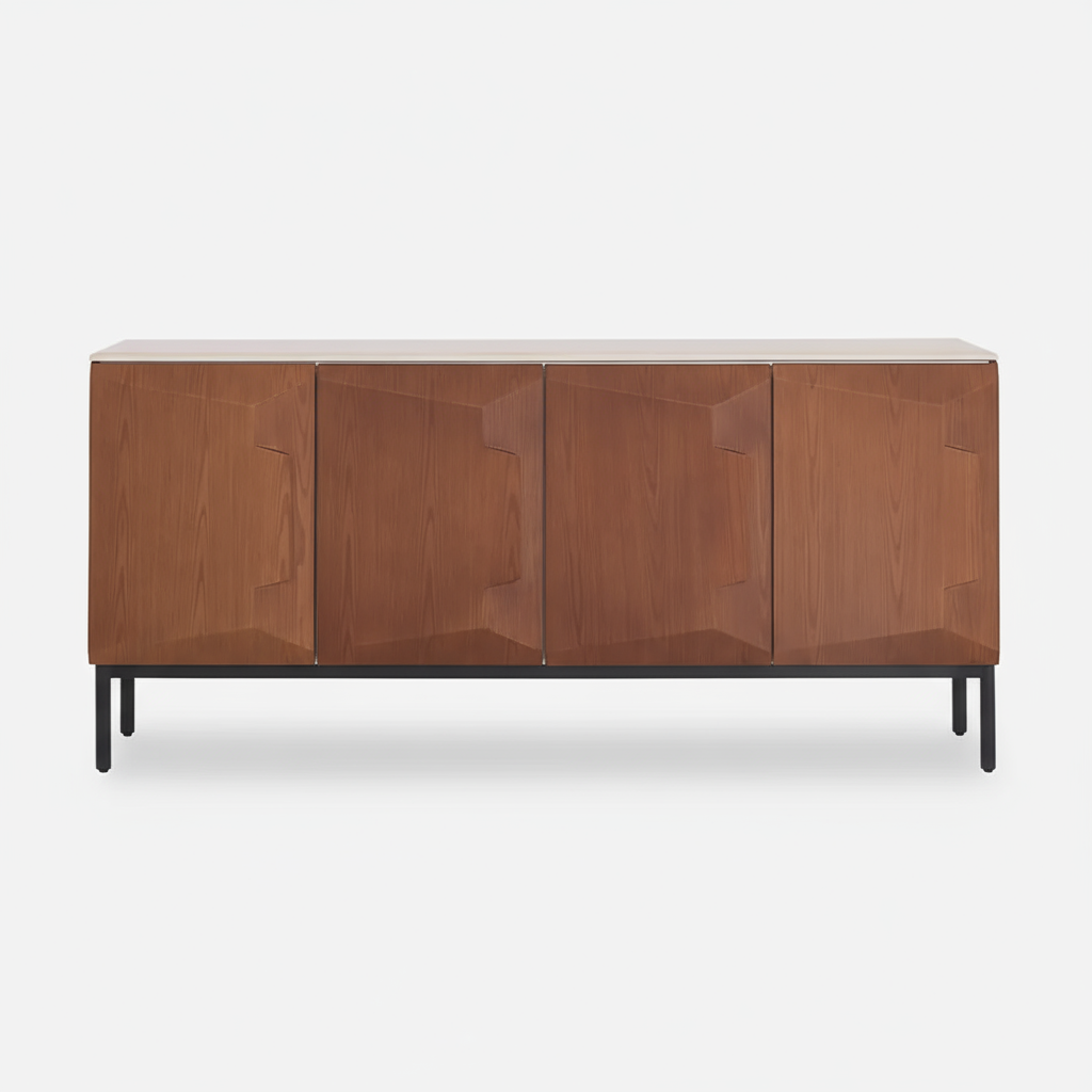 Kredens Drewniany Amelia-Szafa 4-drzwiowa