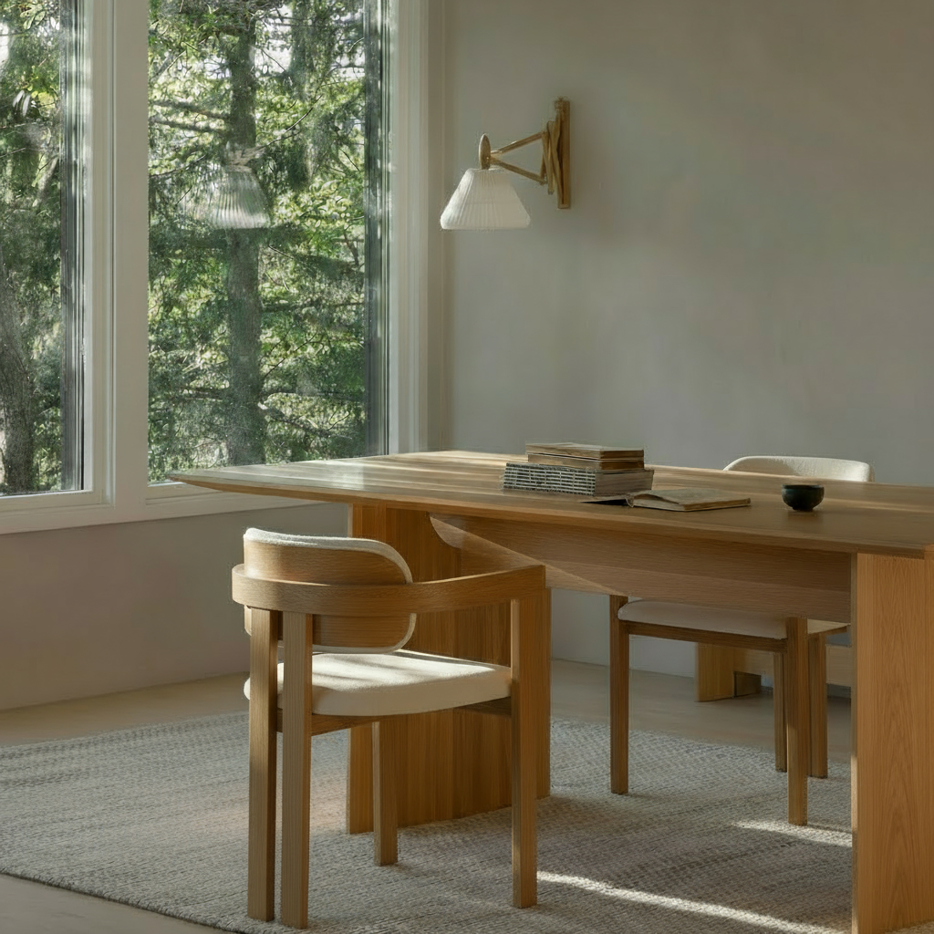 Drewniane krzesło do jadalni Kira