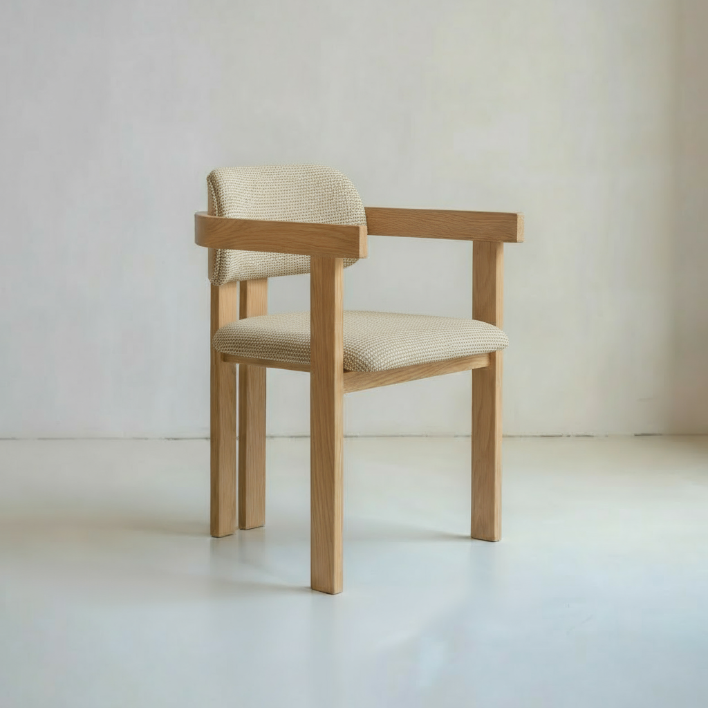 Drewniane krzesło do jadalni Kira